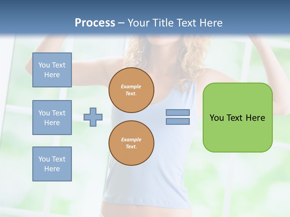 People Pumping Weight PowerPoint Template