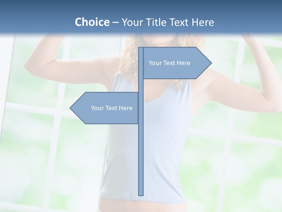 People Pumping Weight PowerPoint Template