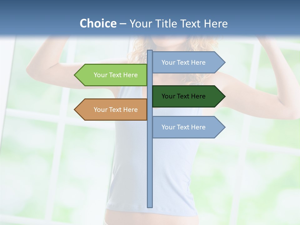 People Pumping Weight PowerPoint Template