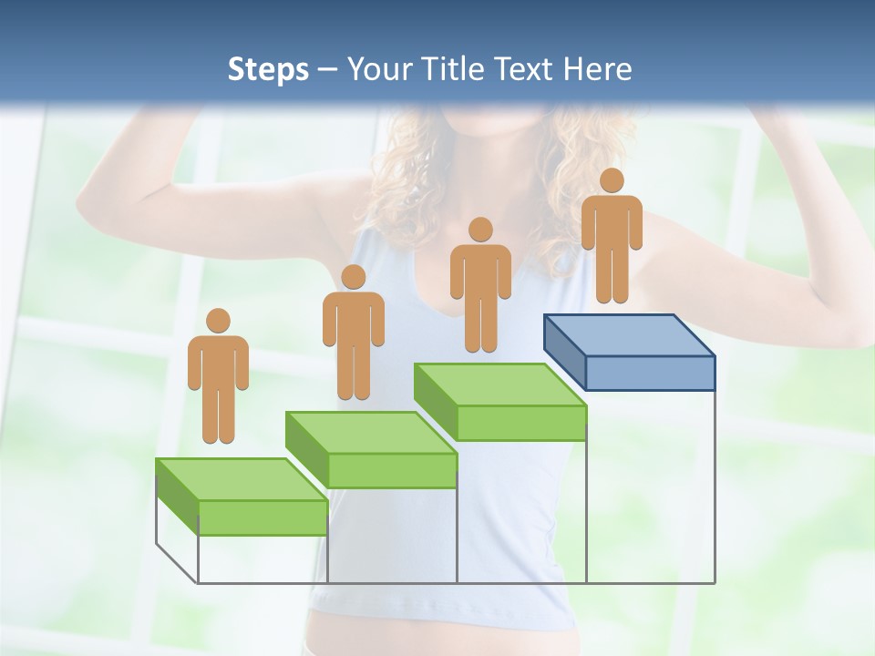 People Pumping Weight PowerPoint Template