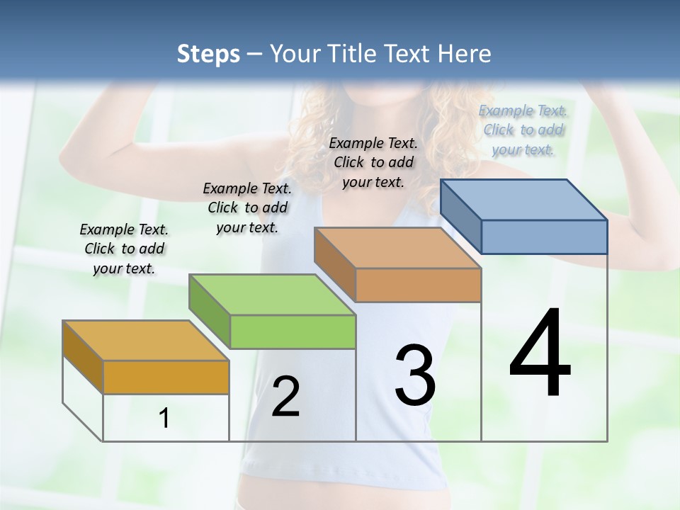People Pumping Weight PowerPoint Template
