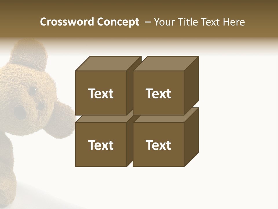 Insert Child Brown PowerPoint Template