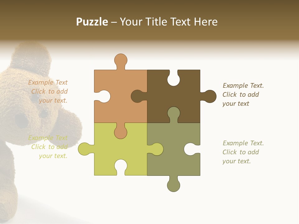 Insert Child Brown PowerPoint Template