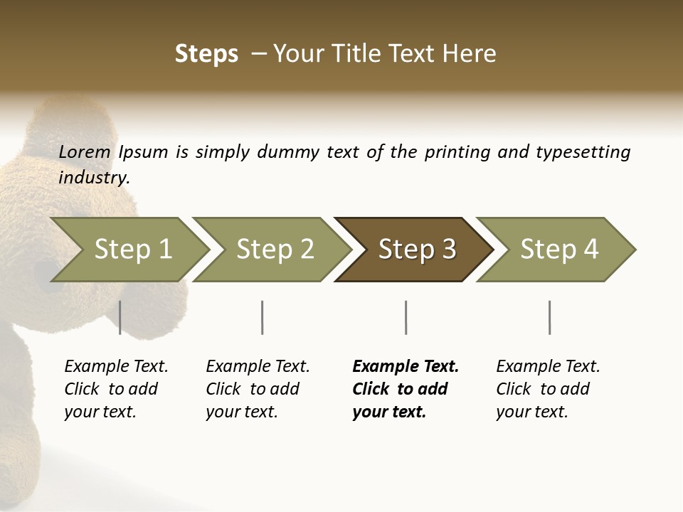 Insert Child Brown PowerPoint Template