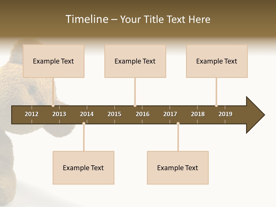 Insert Child Brown PowerPoint Template