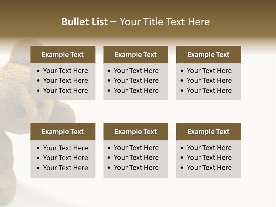 Insert Child Brown PowerPoint Template