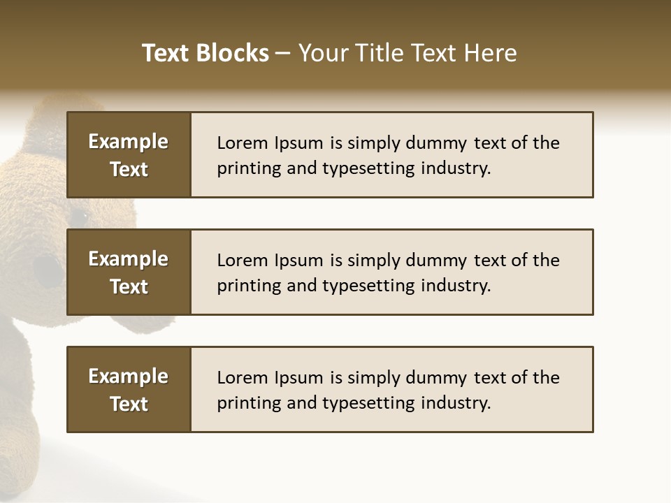 Insert Child Brown PowerPoint Template