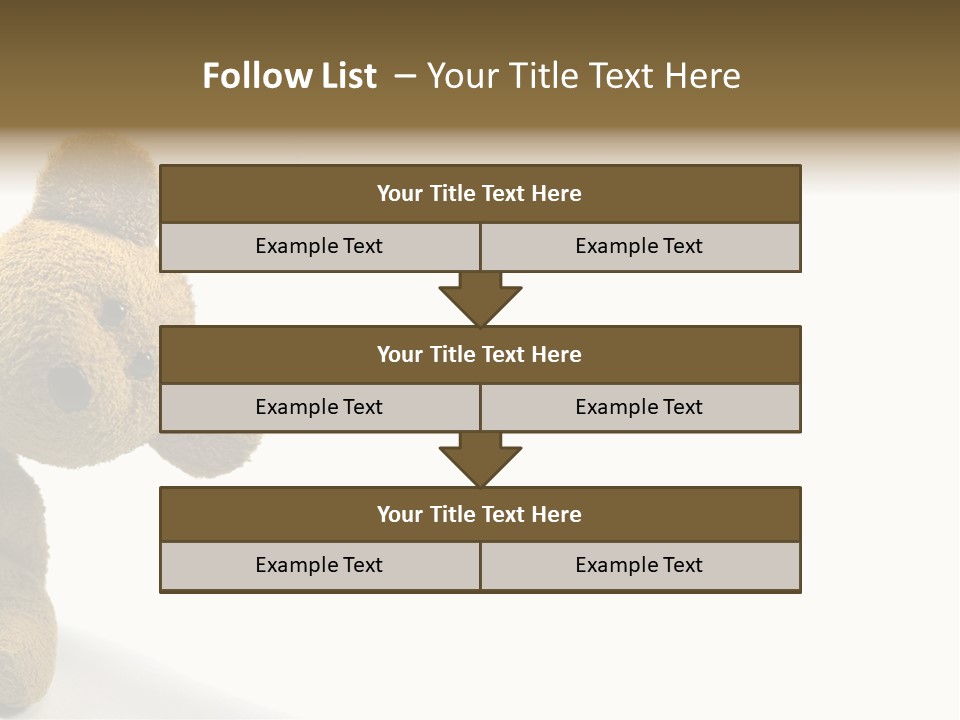 Insert Child Brown PowerPoint Template