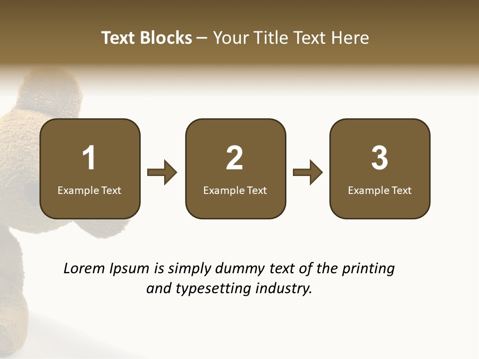 Insert Child Brown PowerPoint Template