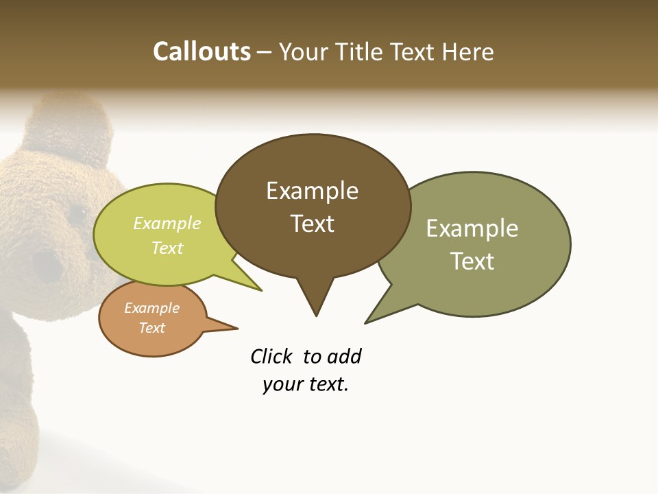 Insert Child Brown PowerPoint Template