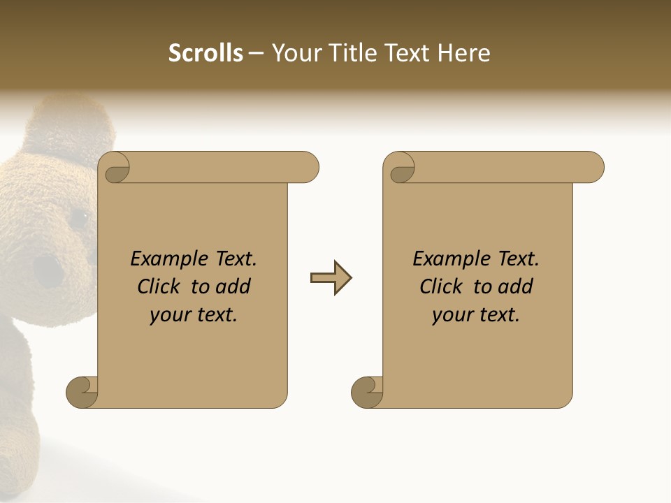 Insert Child Brown PowerPoint Template
