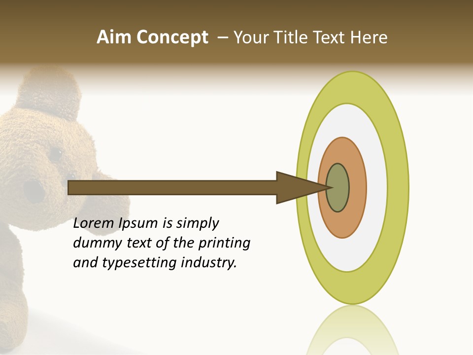 Insert Child Brown PowerPoint Template