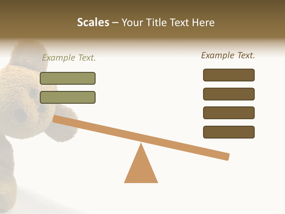 Insert Child Brown PowerPoint Template