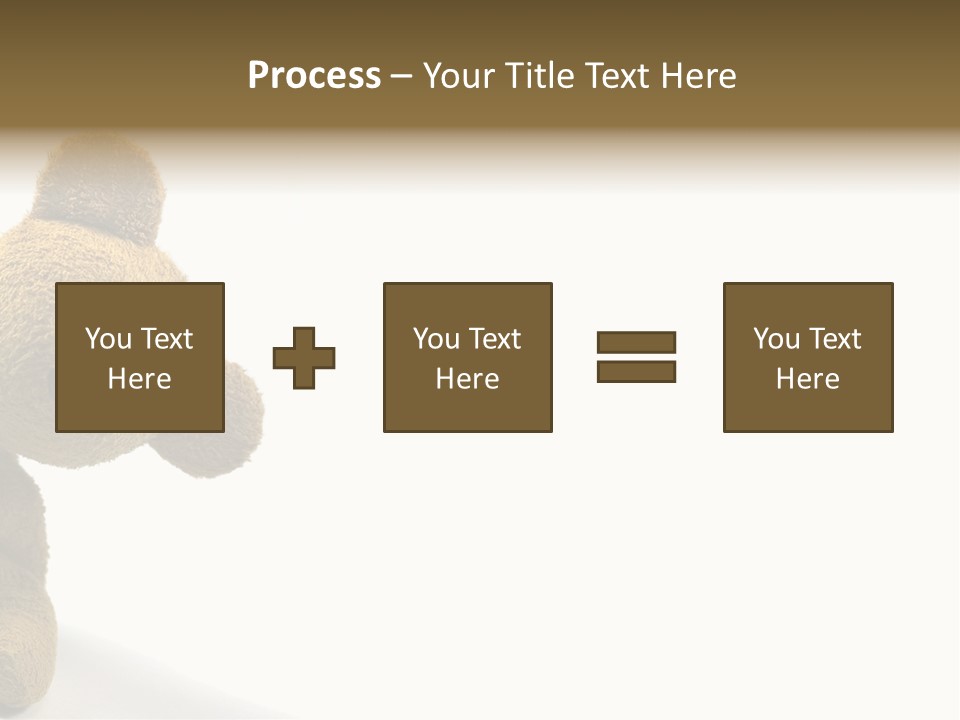 Insert Child Brown PowerPoint Template