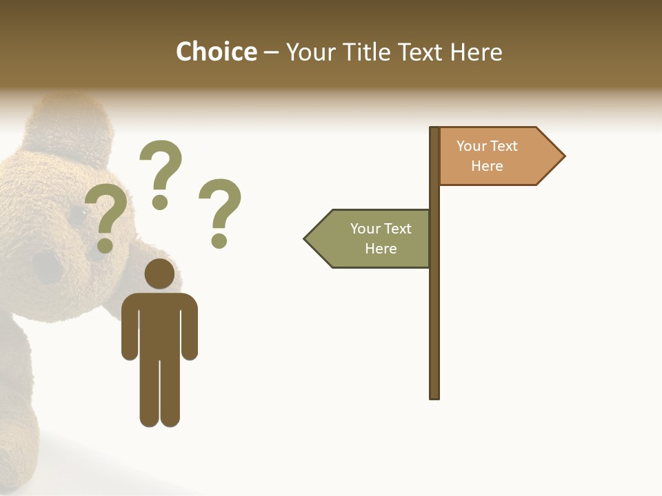 Insert Child Brown PowerPoint Template