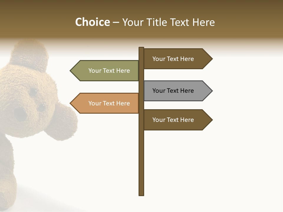 Insert Child Brown PowerPoint Template