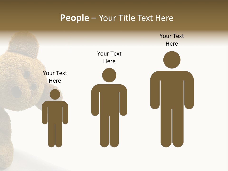 Insert Child Brown PowerPoint Template