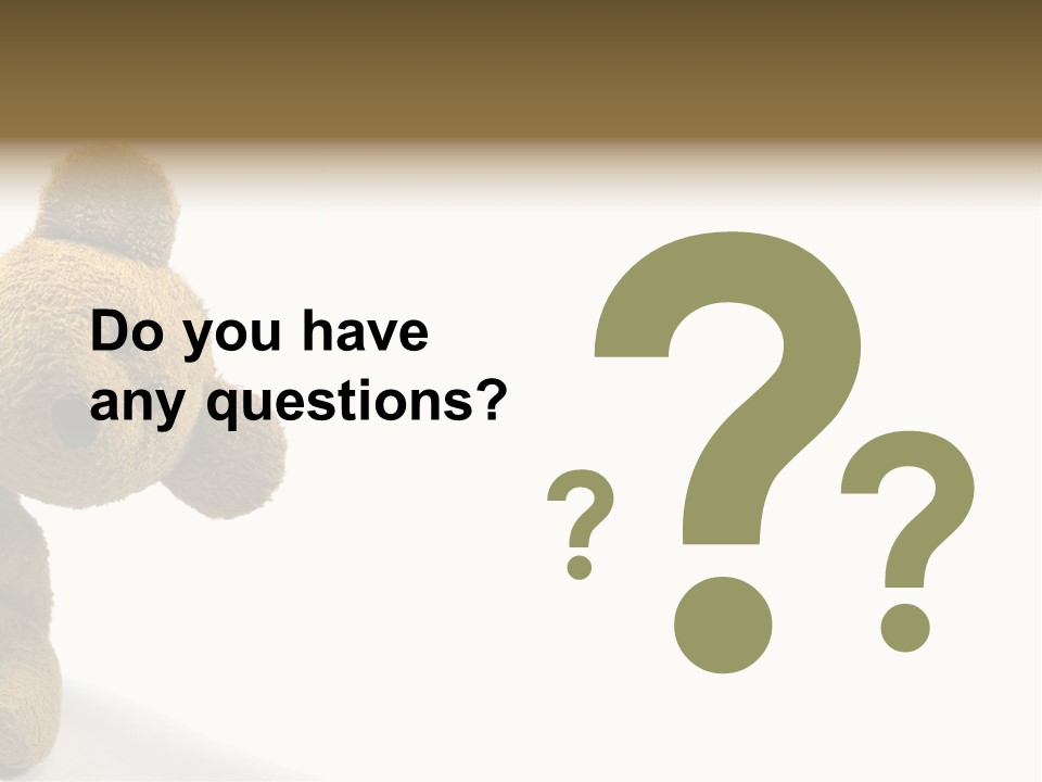 Insert Child Brown PowerPoint Template