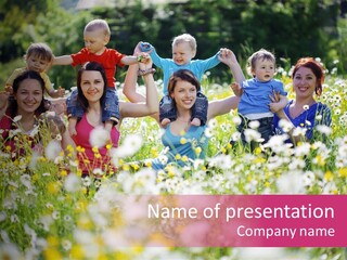 Family Communication Young PowerPoint Template