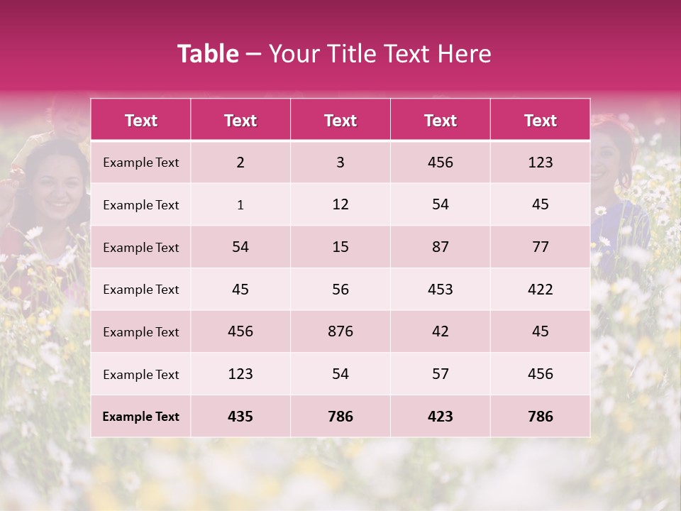 Family Communication Young PowerPoint Template