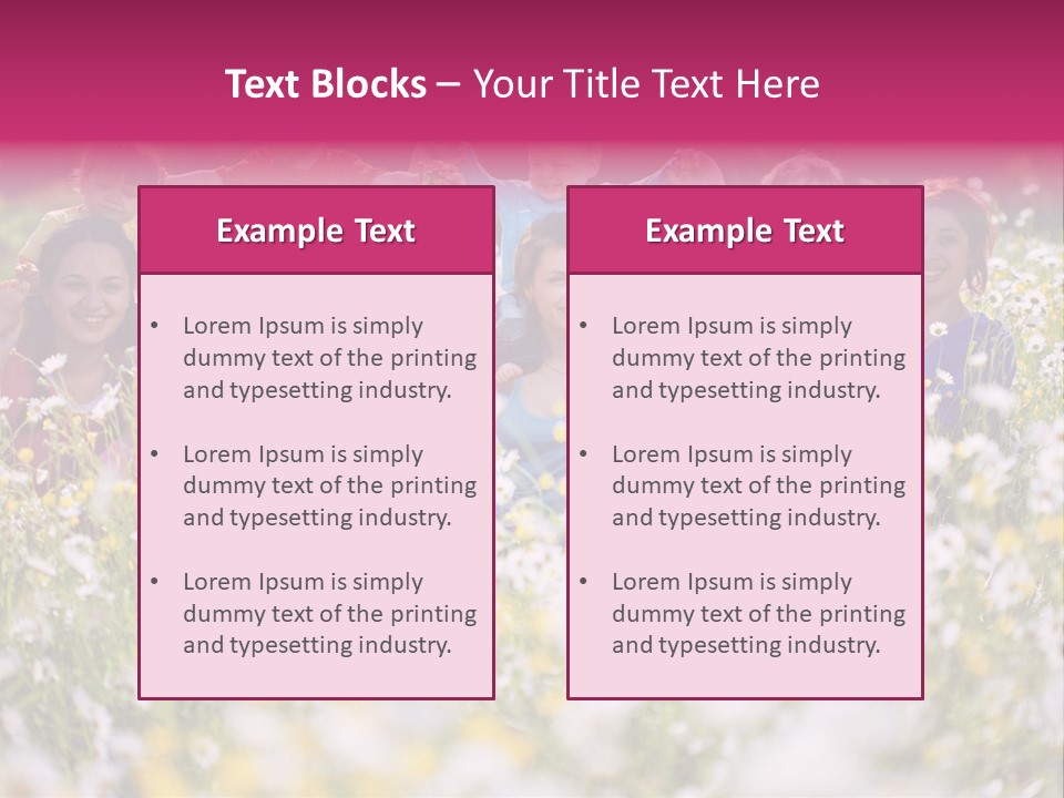 Family Communication Young PowerPoint Template