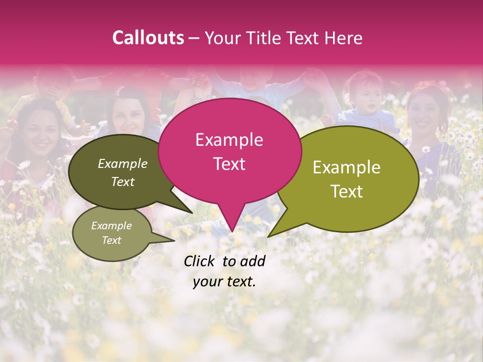 Family Communication Young PowerPoint Template