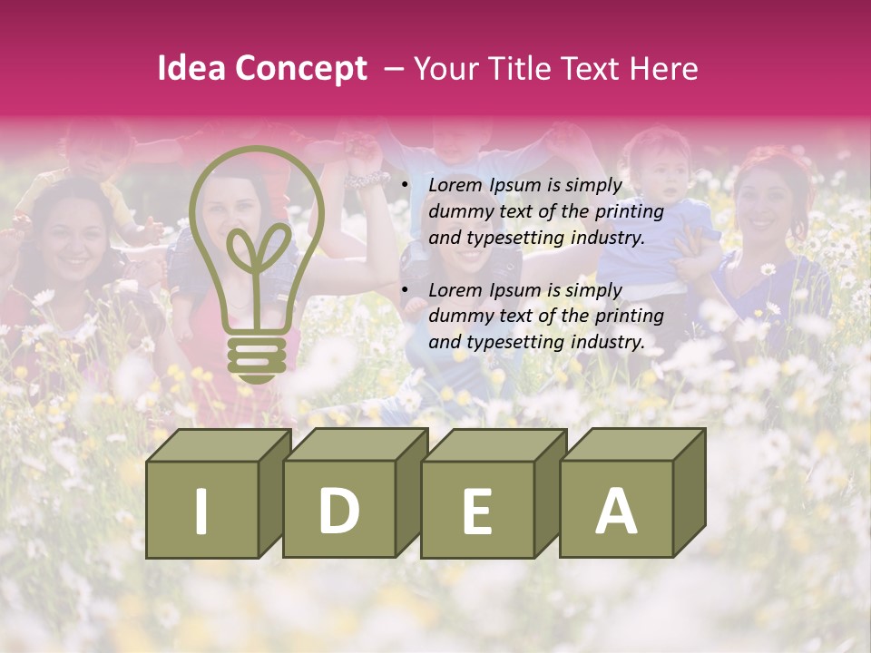 Family Communication Young PowerPoint Template