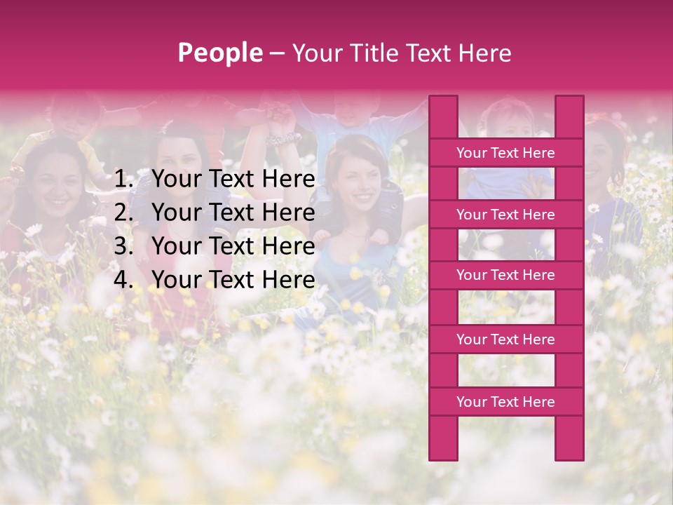 Family Communication Young PowerPoint Template