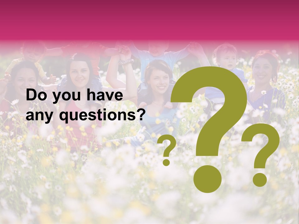 Family Communication Young PowerPoint Template