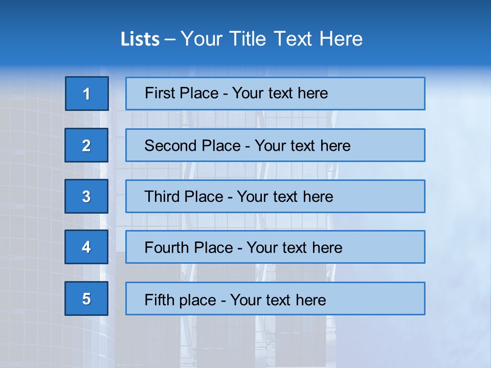 Municipal Residential Pane PowerPoint Template