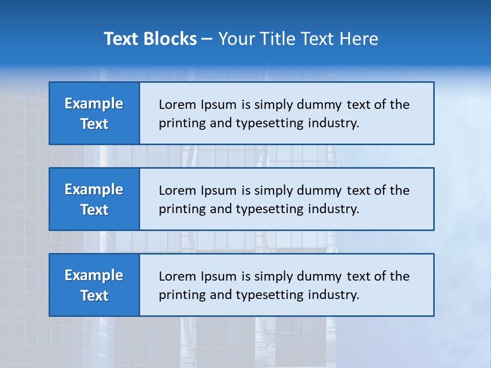 Municipal Residential Pane PowerPoint Template