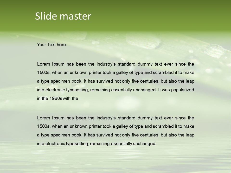 Circle Purity Bright PowerPoint Template