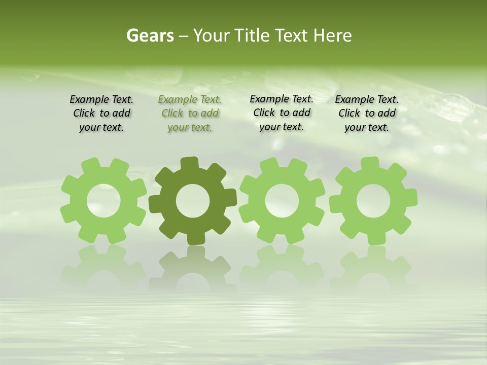 Circle Purity Bright PowerPoint Template