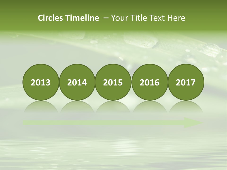 Circle Purity Bright PowerPoint Template