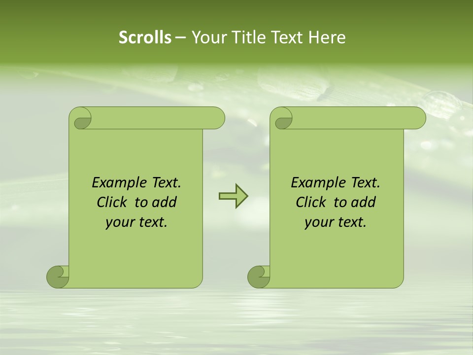 Circle Purity Bright PowerPoint Template
