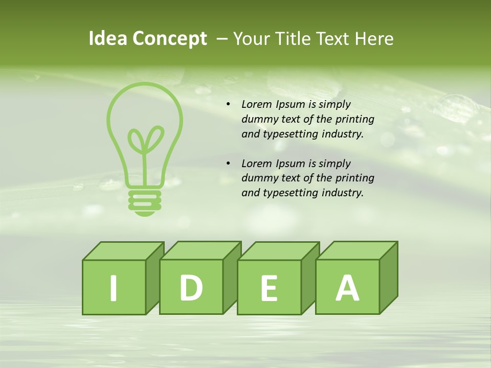 Circle Purity Bright PowerPoint Template