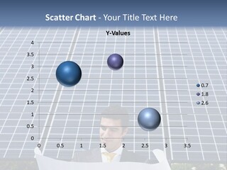 Blueprint Solar Power  PowerPoint Template