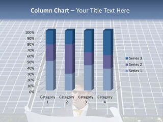 Blueprint Solar Power  PowerPoint Template