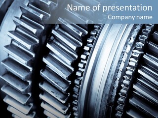 Engineering Concept Tooth PowerPoint Template