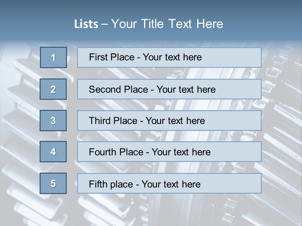 Engineering Concept Tooth PowerPoint Template