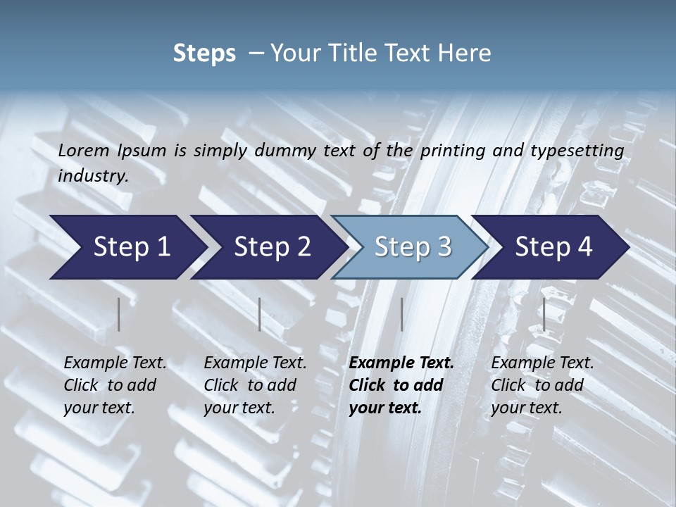 Engineering Concept Tooth PowerPoint Template