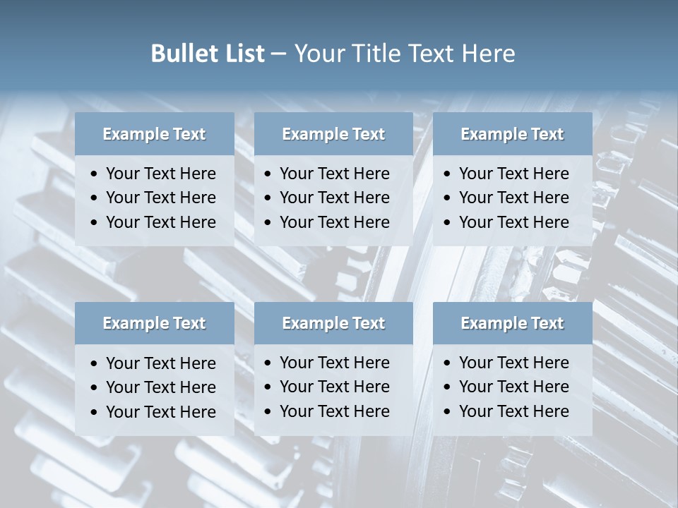 Engineering Concept Tooth PowerPoint Template