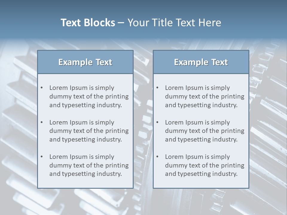 Engineering Concept Tooth PowerPoint Template