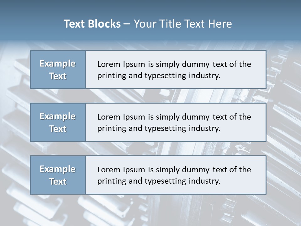 Engineering Concept Tooth PowerPoint Template