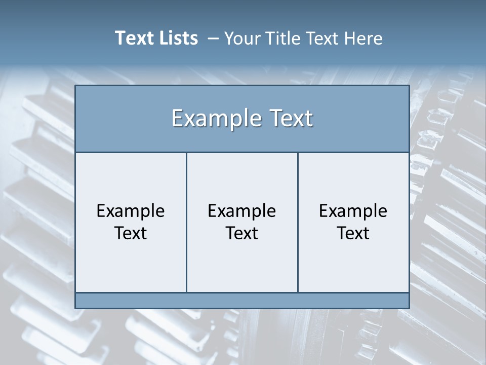 Engineering Concept Tooth PowerPoint Template