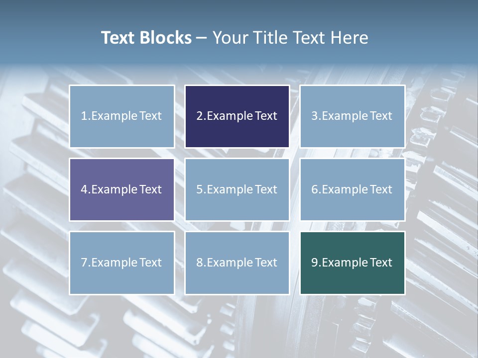 Engineering Concept Tooth PowerPoint Template
