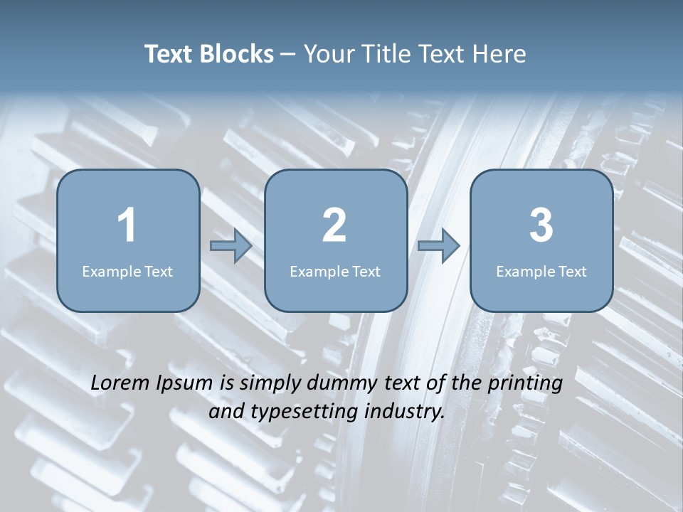 Engineering Concept Tooth PowerPoint Template
