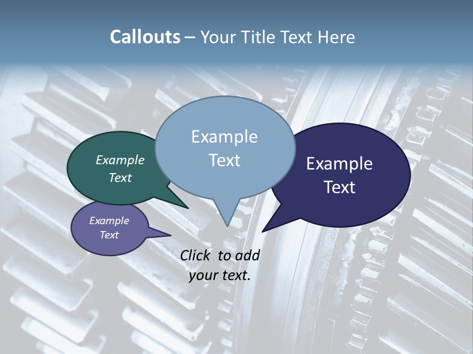 Engineering Concept Tooth PowerPoint Template