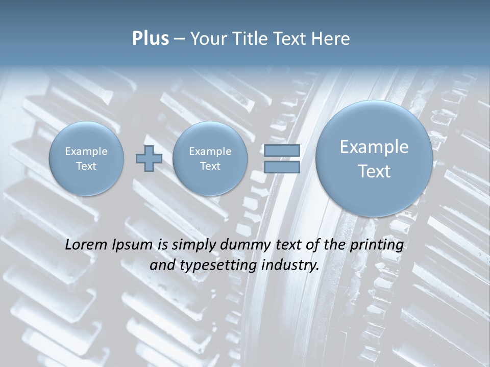 Engineering Concept Tooth PowerPoint Template