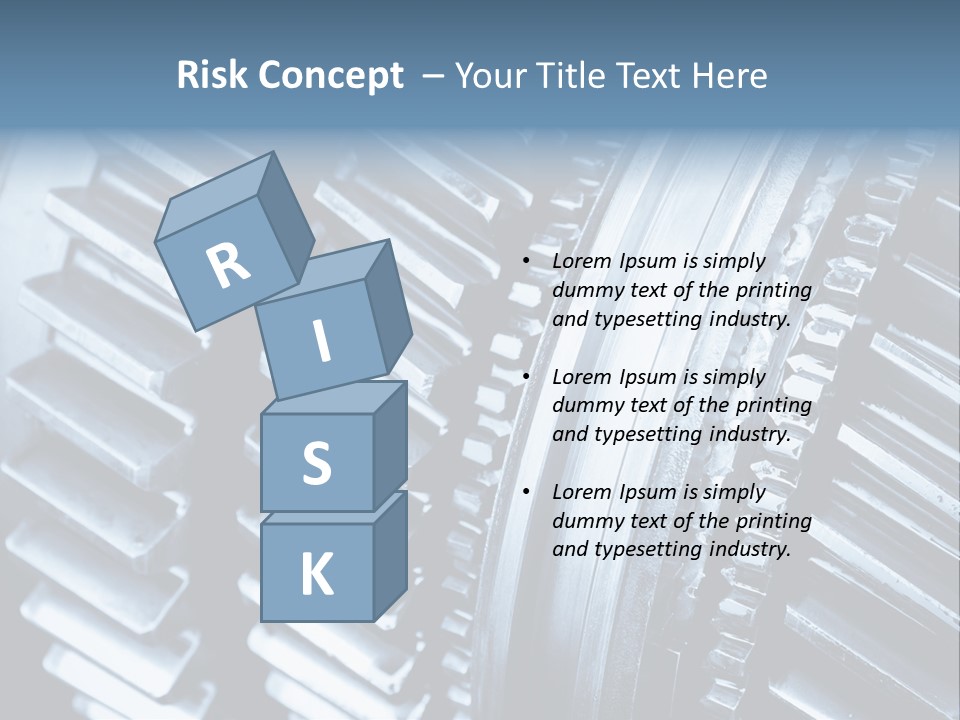 Engineering Concept Tooth PowerPoint Template